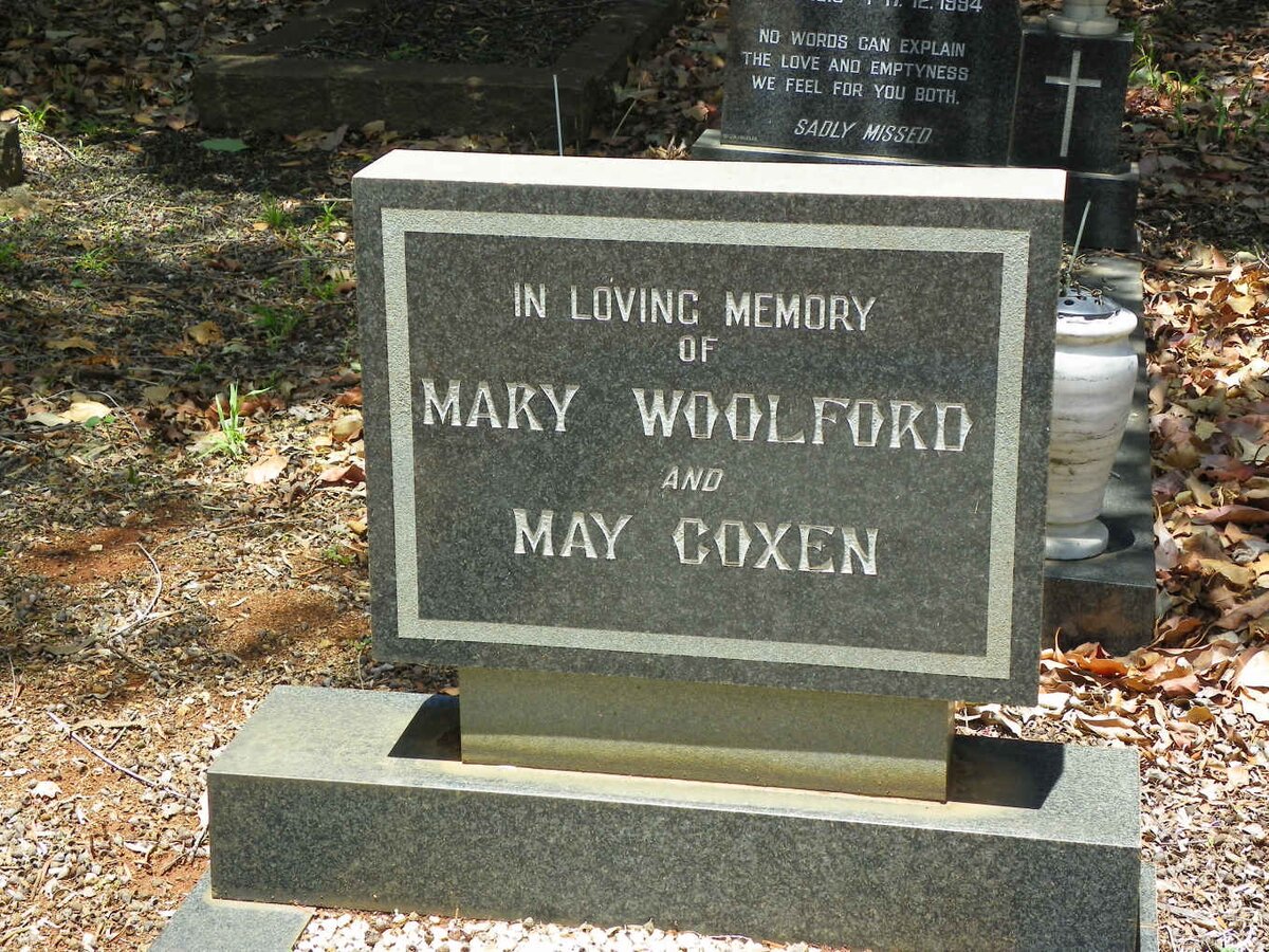 WOOLFORD Mary :: COXEN May