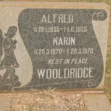 WOOLDRIDGE Alfred 1955-1955 :: WOOLDRIDGE Karin 1970-1970
