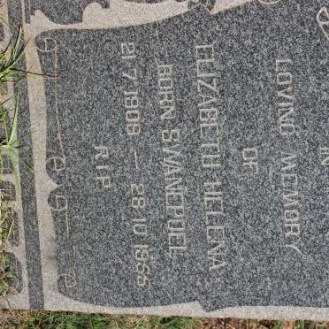 WOLVAARDT Elizabeth Helena nee SWANEPOEL 1909-1955