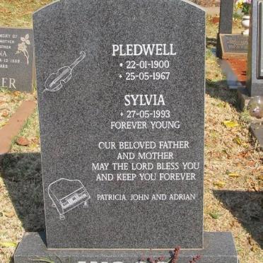 WOOD Pledwell 1900-1967 &amp; Sylvia -1933