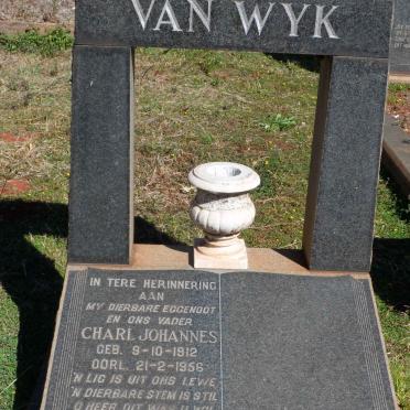 WYK Charl Johannes, van 1912-1956