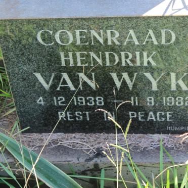 WYK Coenraad Hendrik, van 1938-1982