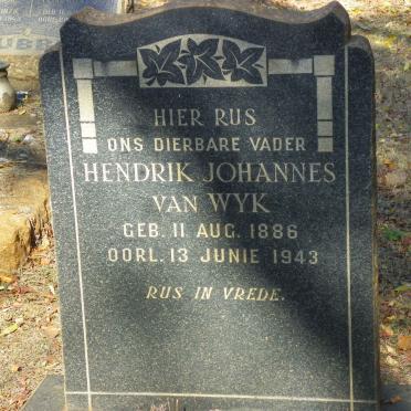 WYK Hendrik Johannes, van 1886-1943