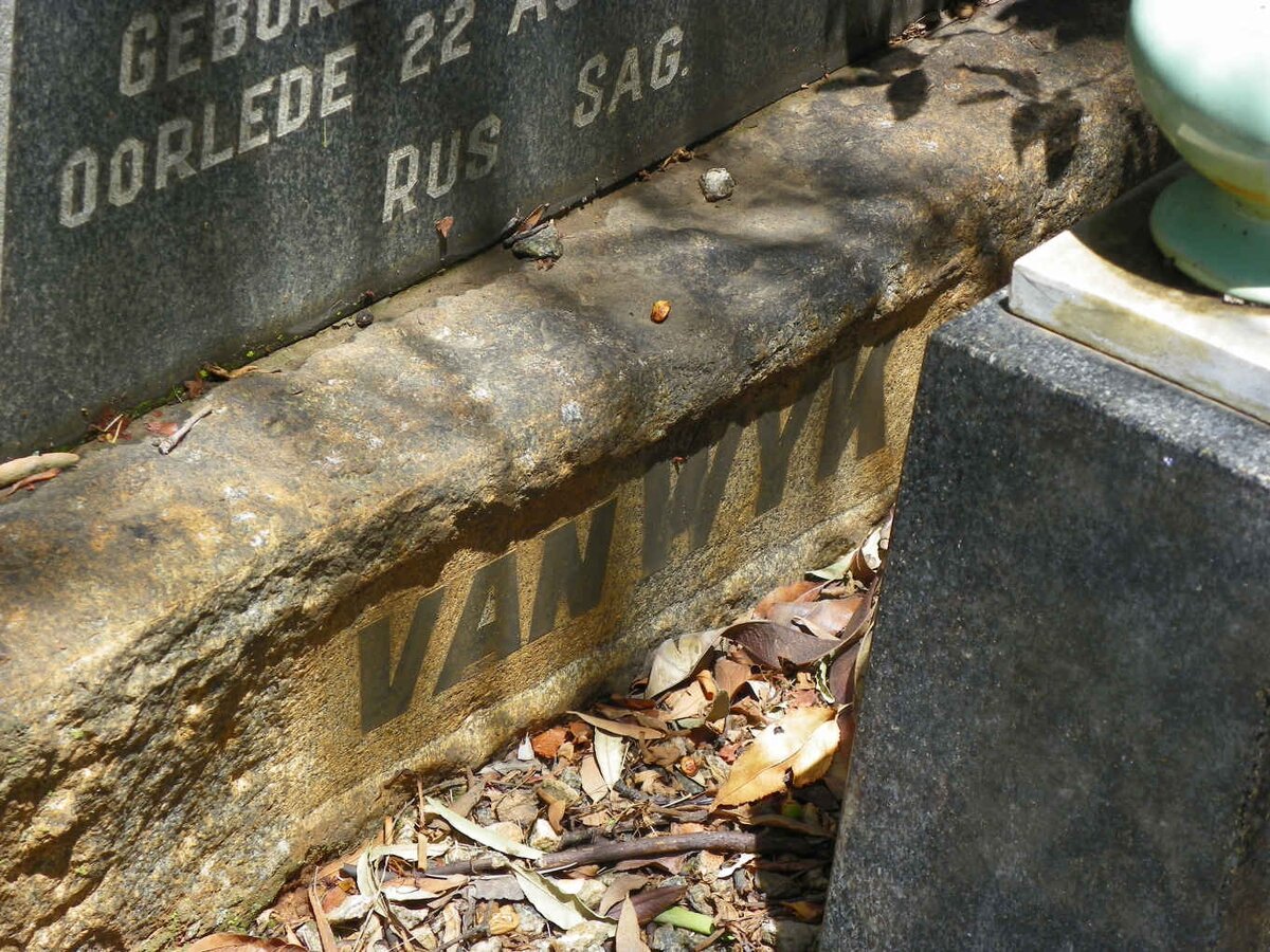 WYK Jacobus Johannes, van 1908-1946 &amp; Maria Catharina HANSEN nee SERFONTEIN 1908-1953 :: VAN WYK Gerrit 1937-1989