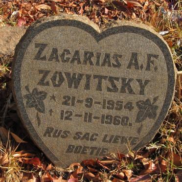 ZOWITSKY Zacarias A.F. 1954-1960
