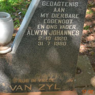 ZYL Alwyn Johannes, van 1920-1980