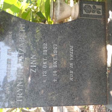 ZINN Tryntje Elizabeth 1892-1967