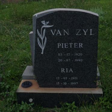 ZYL Pieter, van 1920-1990 &amp; Ria 1931-1997
