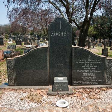 ZOGHBY Saleem -1952 &amp; Mahboobie -1978