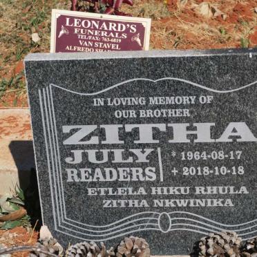 ZITHA July Readers 1964-2018