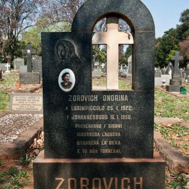 ZOROVICH Onorina 1922-1956