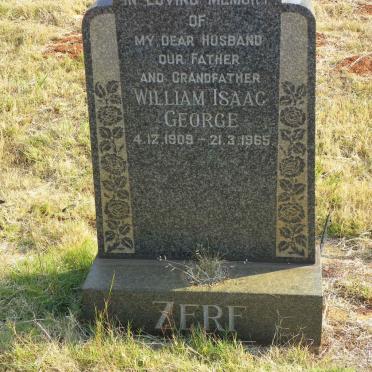 ZERF William Isaac George 1909-1965
