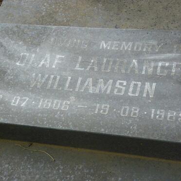 ZYL Hugo Servaas, van 1908-1974 :: WILLIAMSON Olaf Laurance 1906-1985 &amp; Sarah Susana VAN ZYL 1906-1985
