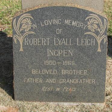 INGPEN Robert Lyall Leich 1900-169