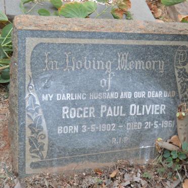 OLIVIER Roger Paul 1902-1961