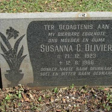 OLIVIER Susanna C. 1923-1966