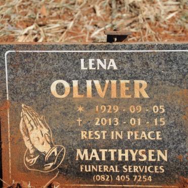 OLIVIER Lena 1929-2013