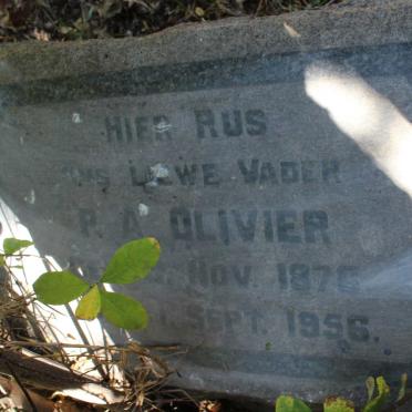 OLIVIER P.A. 1876-1956