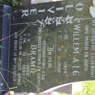 OLIVIER Willem A.I.G. 1904-1982 &amp; Bramie 1908-1993