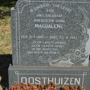 OOSTHUIZEN Magdalene 1908-1987