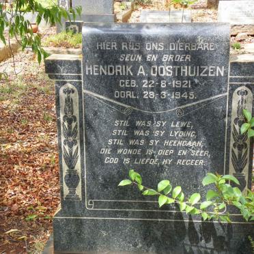 OOSTHUIZEN Hendrik A. 1921-1945