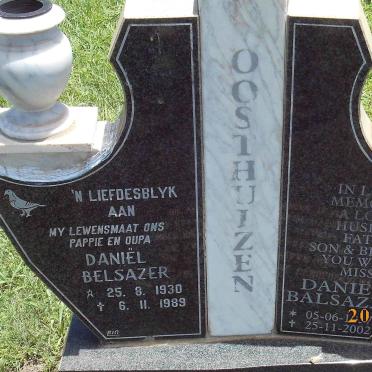 OOSTHUIZEN Daniel Belsazer 1930-1989 :: OOSTHUIZEN Daniel Balsazer 19?7-2002