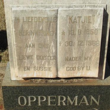 OPPERMAN Katjie 1958-1968