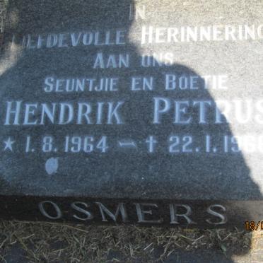 OSMERS Hendrik Petrus 1964-1966