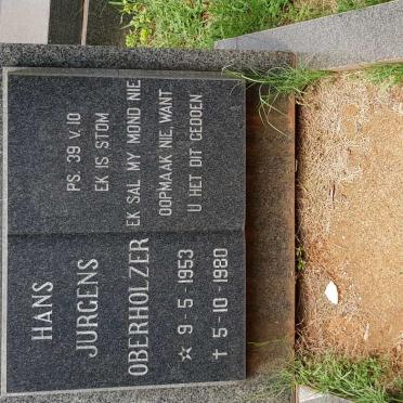 OBERHOLZER Hans Jurgens 1953-1980