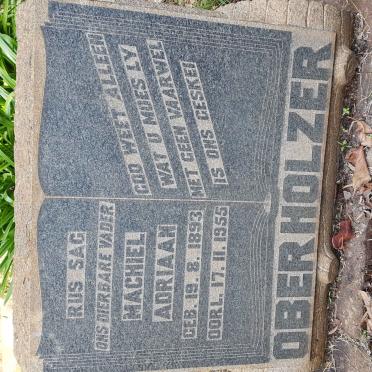 OBERHOLZER Machiel Adriaan 1893-1955