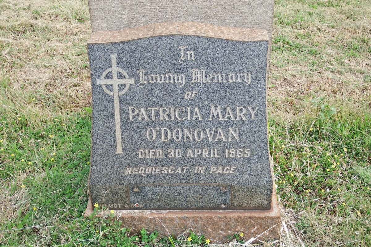 O'DONOVAN Patricia Mary -1965