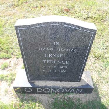 O'DONOVAN Lionel Terence 1893-1980