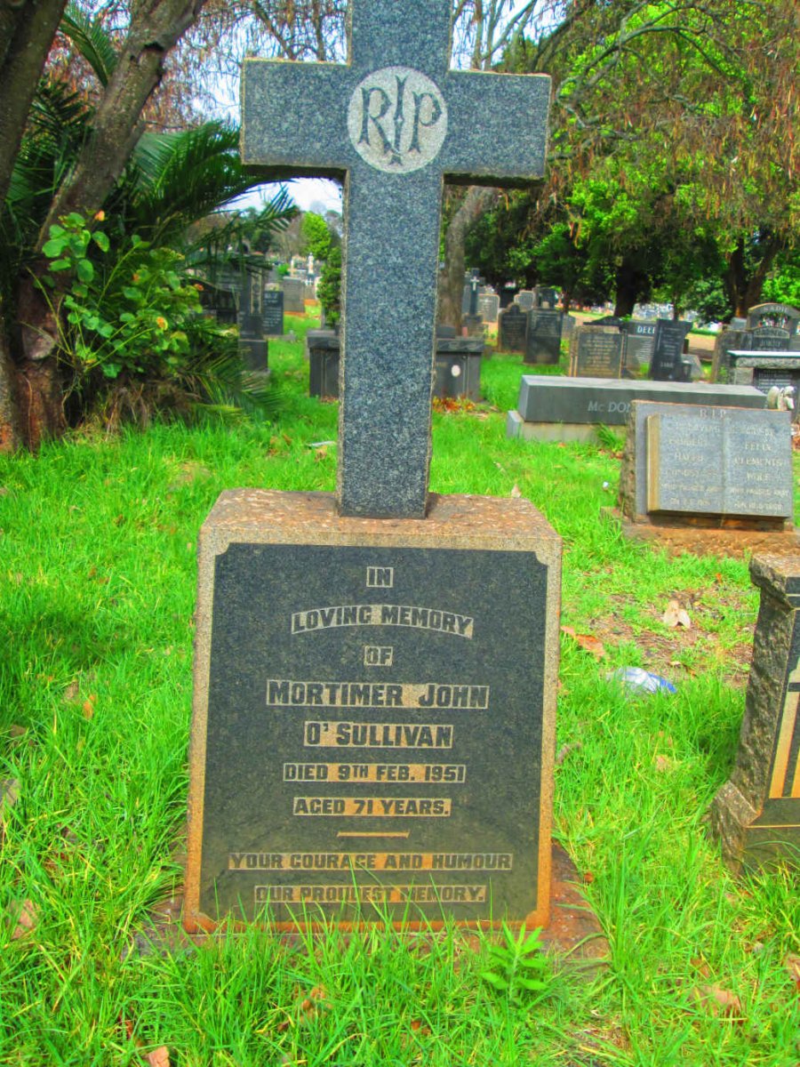 O'SULLIVAN Mortimer John -1951