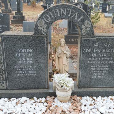 QUINTAL Adelino 1913-1980 &amp; Adelina Martins 1915-1961