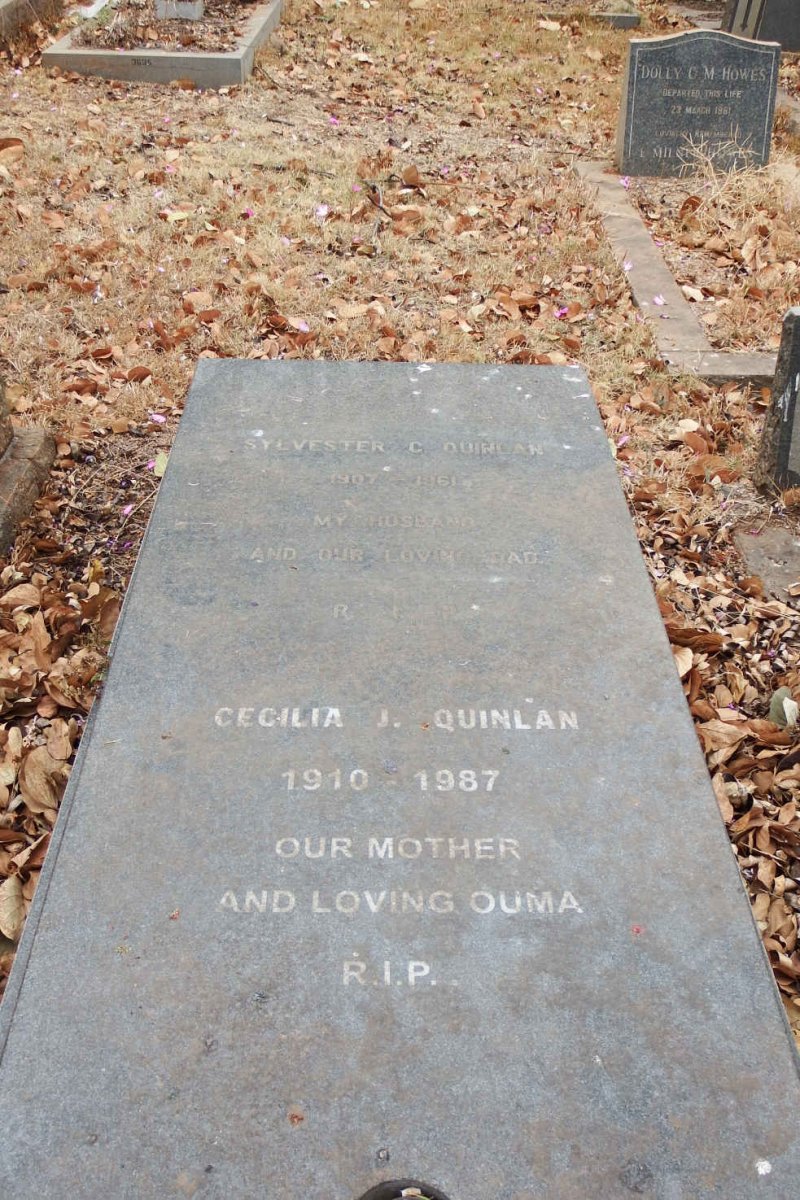 QUINLAN Sylvester C. 1907-1961 &amp; Cecilia J. 1910-1987