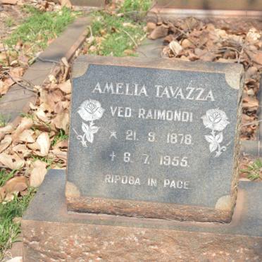 TAVAZZA Amelia nee RAIMONDI 1878-1955