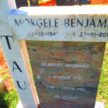 TAU Mokgele Benjamin 1941-2010