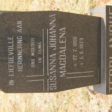 TERBLANCHE Susanna Johanna Magdalena 1900-1979