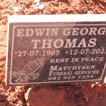 THOMAS Edwin George 1965-2021