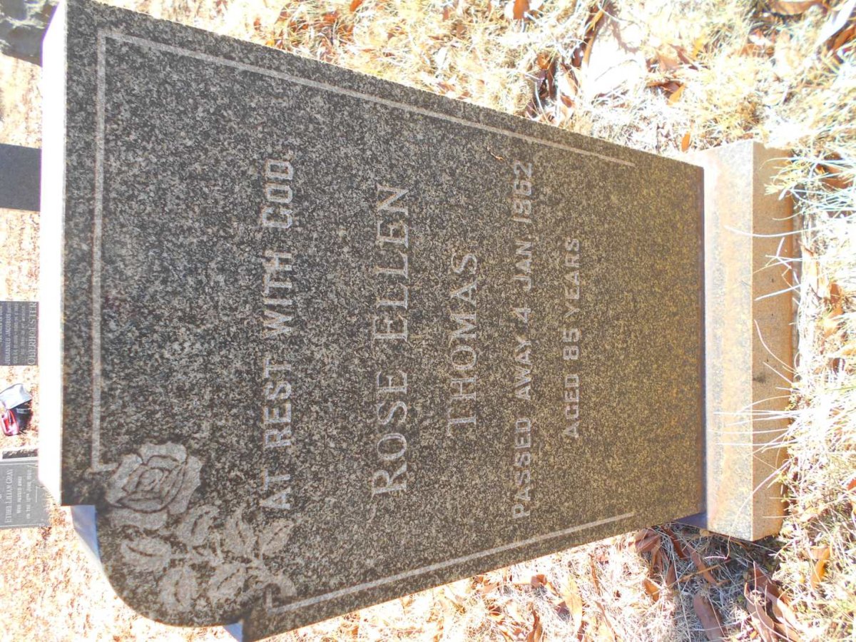 THOMAS Rose Ellen -1962