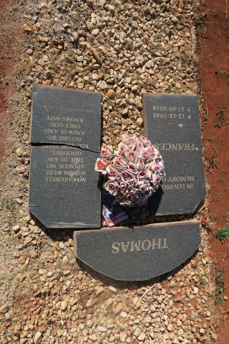 THOMAS Frances 1948-2018