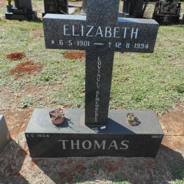 THOMAS Elizabeth 1901-1994