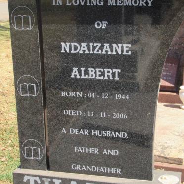 THABEDE Ndaizane Albert 1944-2006