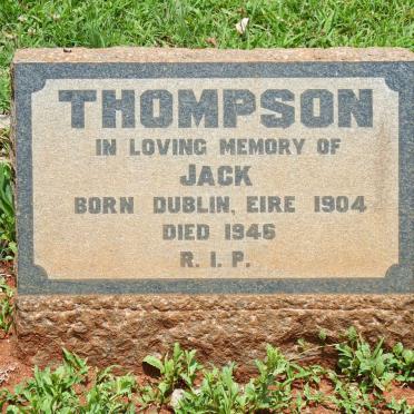 THOMPSON Jack 1904-1946