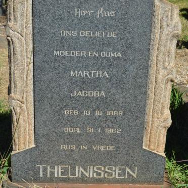 THEUNISSEN Martha Jacoba 1888-1962