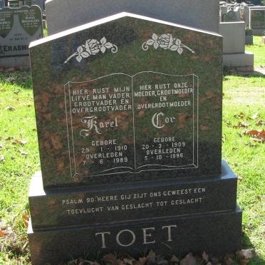 TOET Karel 1910-1989 &amp; Cor 1909-1996