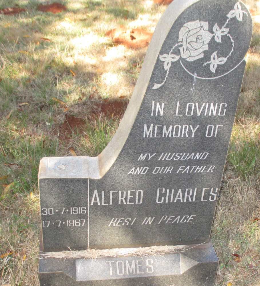 TOMES Alfred Charles 1916-1967