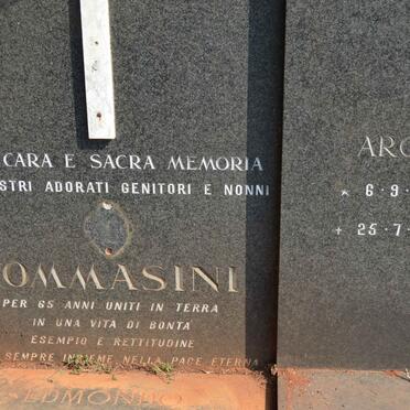 TOMMASINI Angelo 1875-1964 &amp; Argia 1882-1963