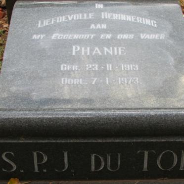 TOIT S.P.J., du 1913-1973