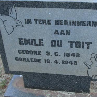 TOIT Emile, du 1946-1948